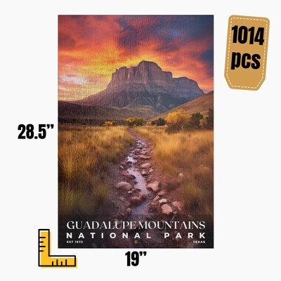 Guadalupe Mountains National Park Jigsaw Puzzle, Family Game, Holiday Gift | S10 - image5